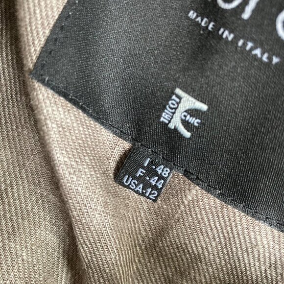 TRICOT CHIC Linen Jacket size 12 US - Picture 14 of 16